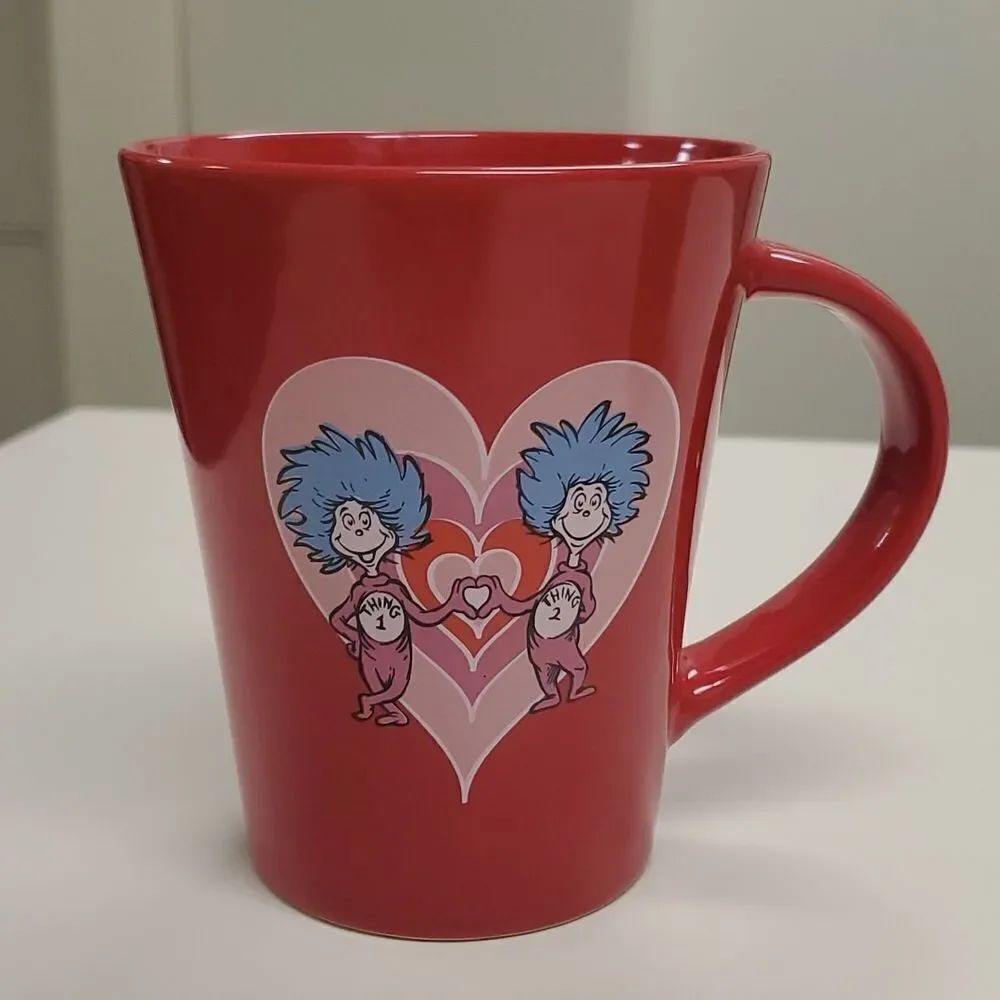 Dr. Seuss Thing 1 Thing 2 Heart Coffee Cup 2021